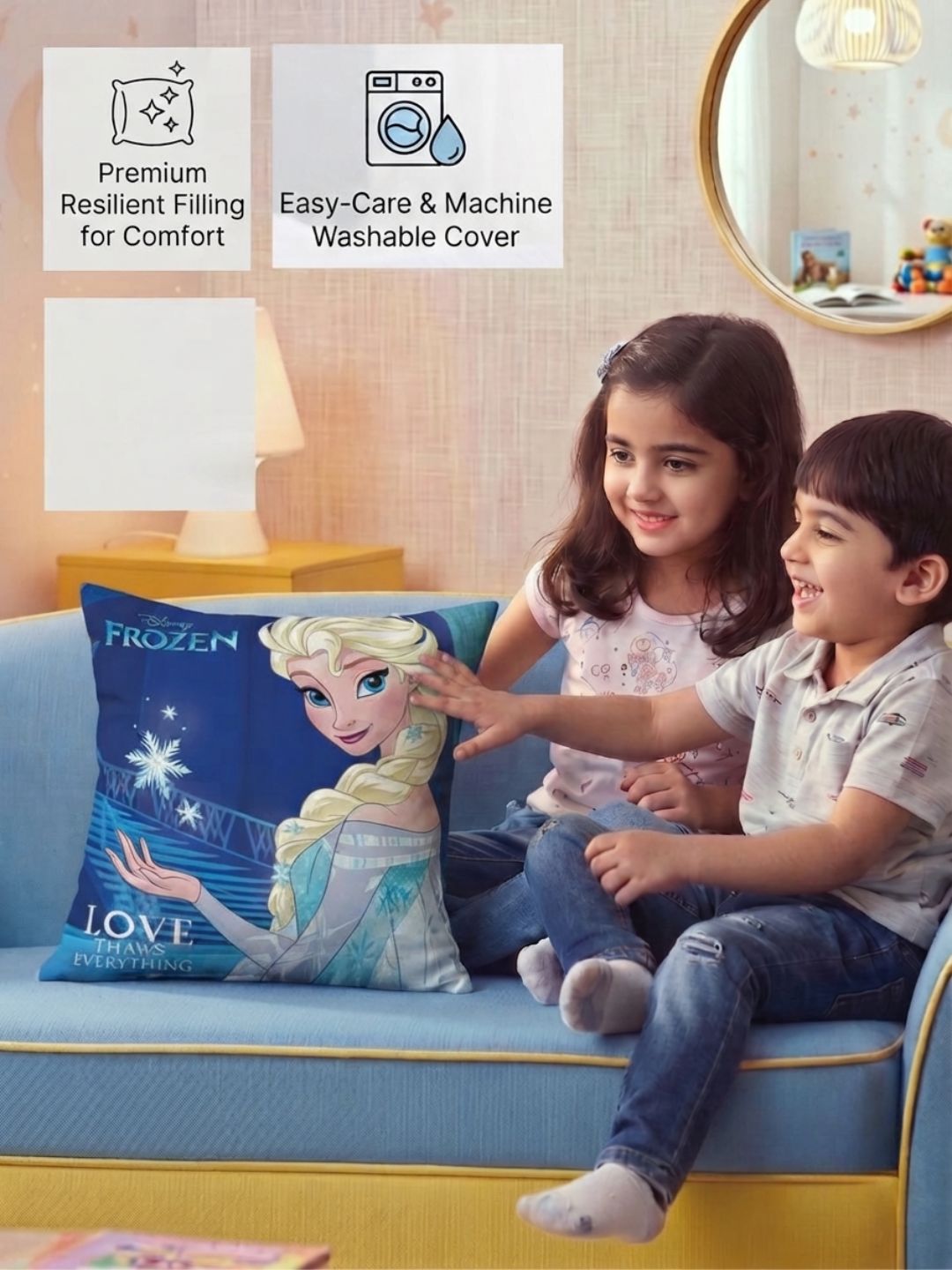 Attractive cushion for sofa
