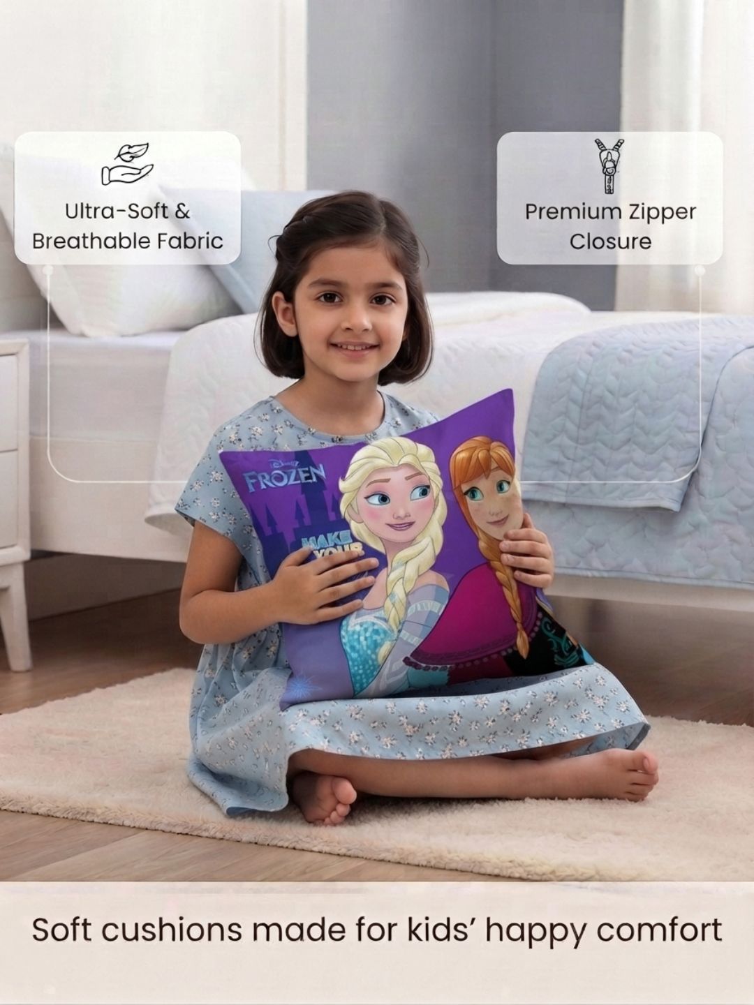 Premium polyester cushion design