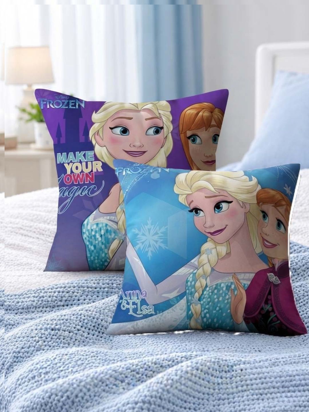 Soft polyester cushion covers