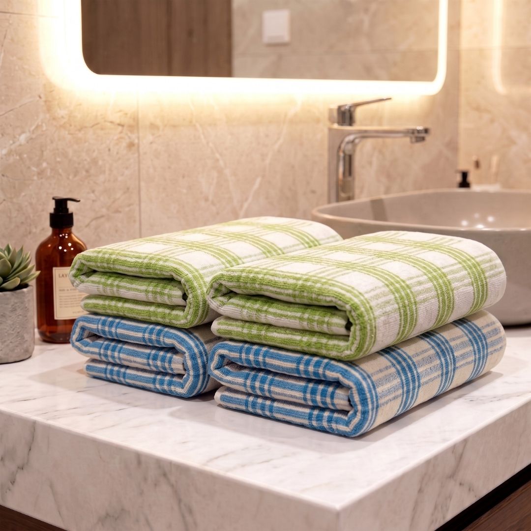 Luxury Cotton Hand Towels Set of 4