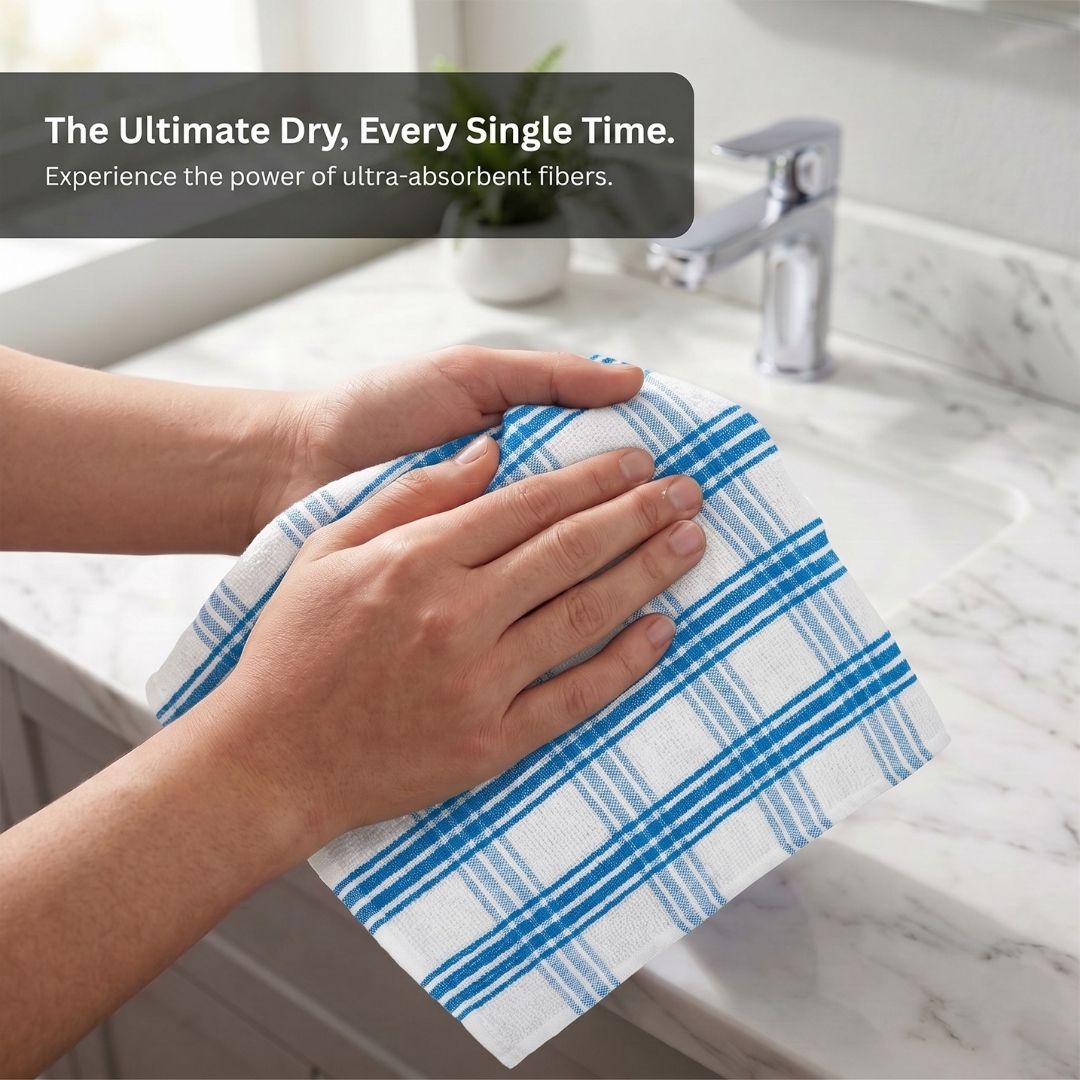 Skin Friendly Hand Towels Set of 8