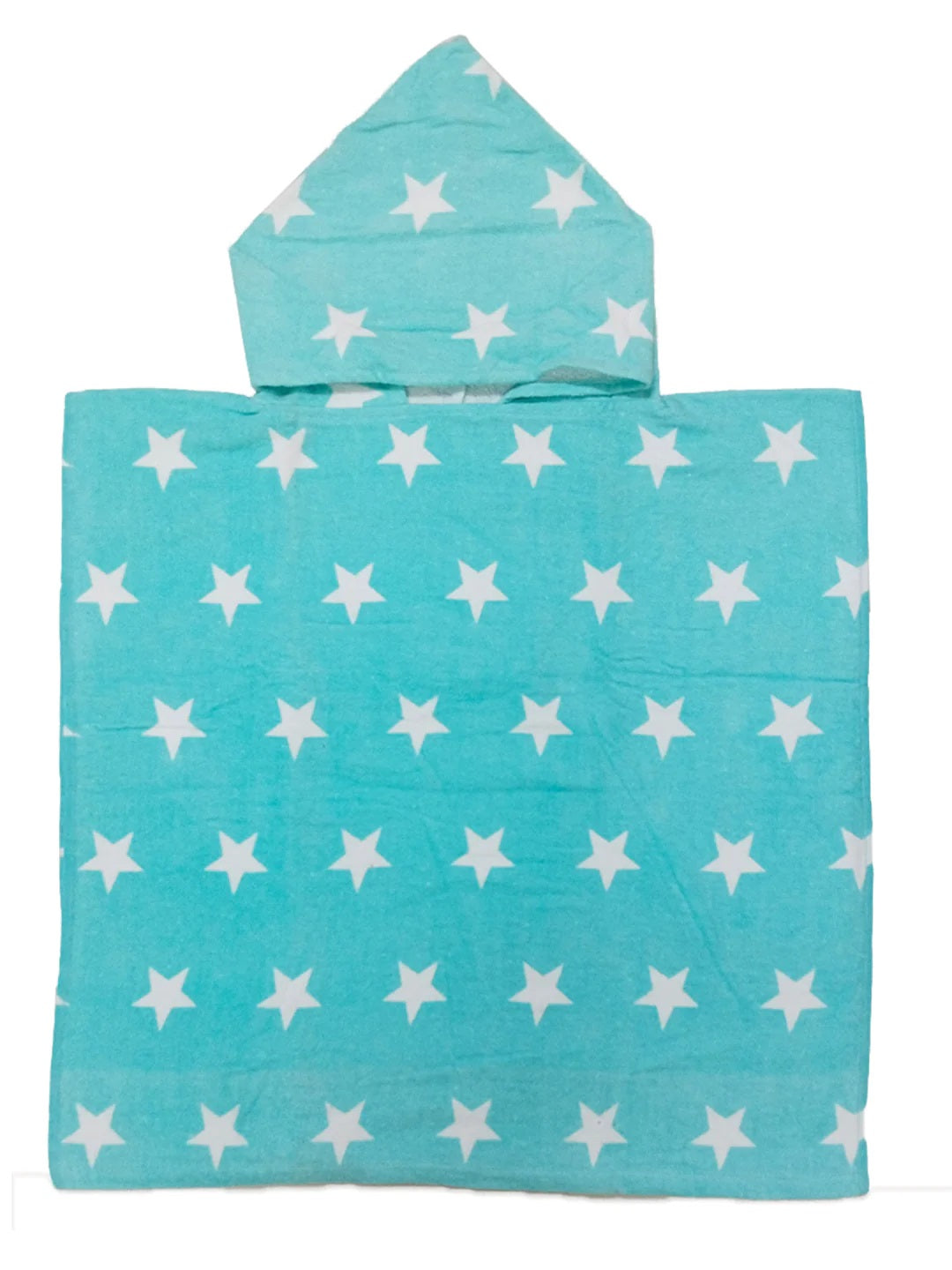 High-quality Super Star themed Kids Hooded Poncho Towels by Athom Living, measuring 60x120 cm, offering ultra-soft cotton, fast drying, and a cozy hood design that keeps kids warm after bath time.