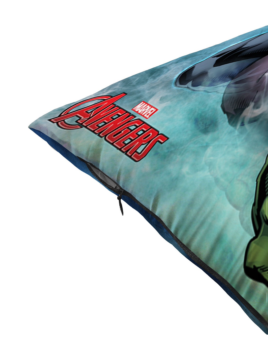 Kids Filled Cushion with Cover featuring Marvel Avengers “There’s a storm coming” design by Athom Living, made with soft fabric and durable stitching, perfect for lounging, reading, or decorative use in kids’ rooms.