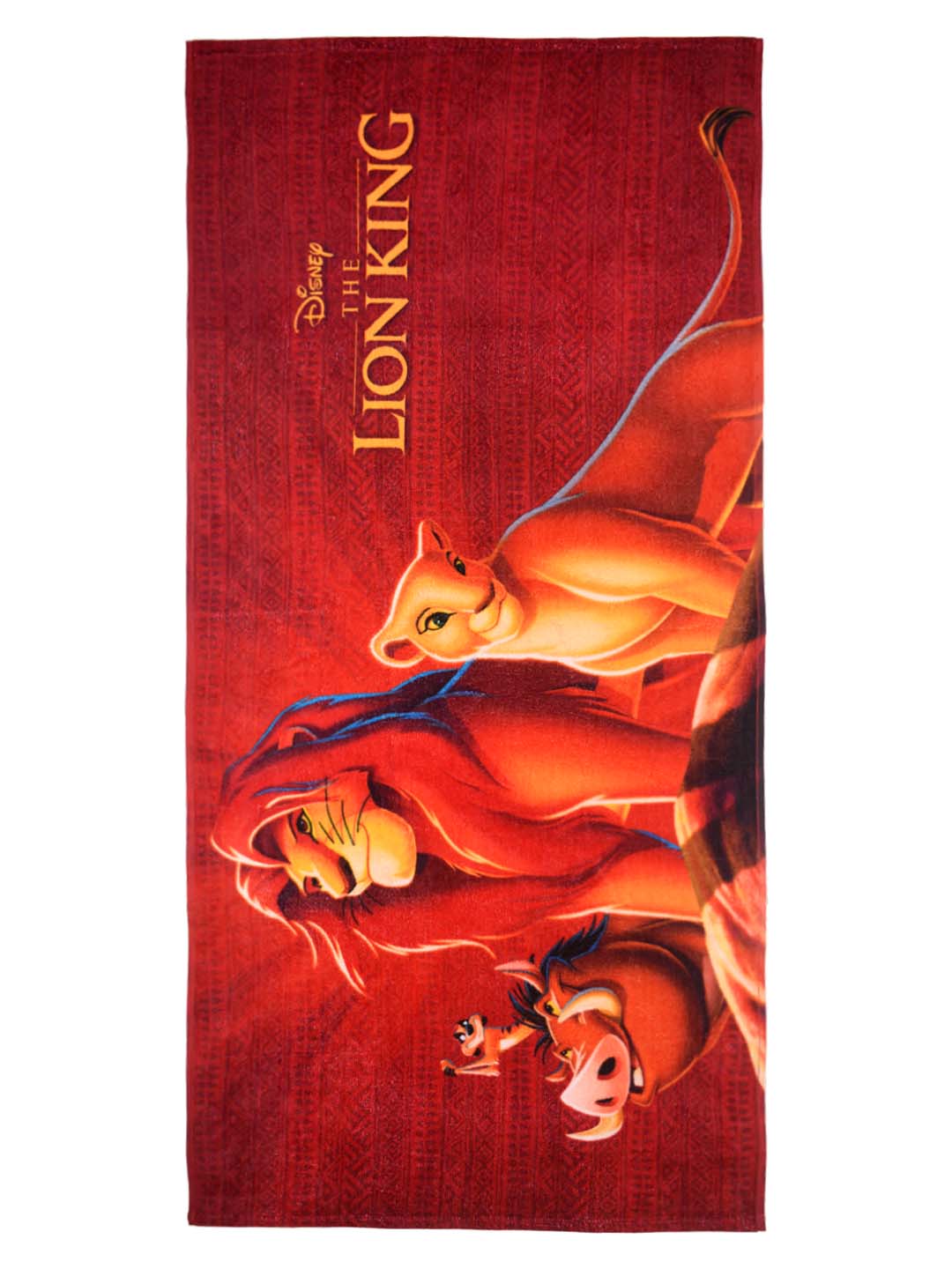 Lion King themed kids bath towel by Athom Living, crafted in 60x120 cm size with super absorbent cotton and an eye-catching print, ensuring this bath towel keeps kids dry, comfortable, and excited for bath time.