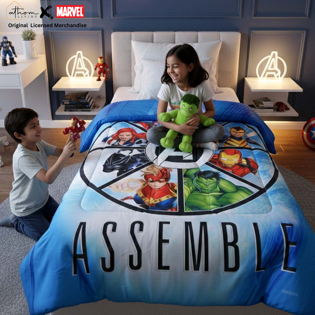 Kids Marvel comforter bed