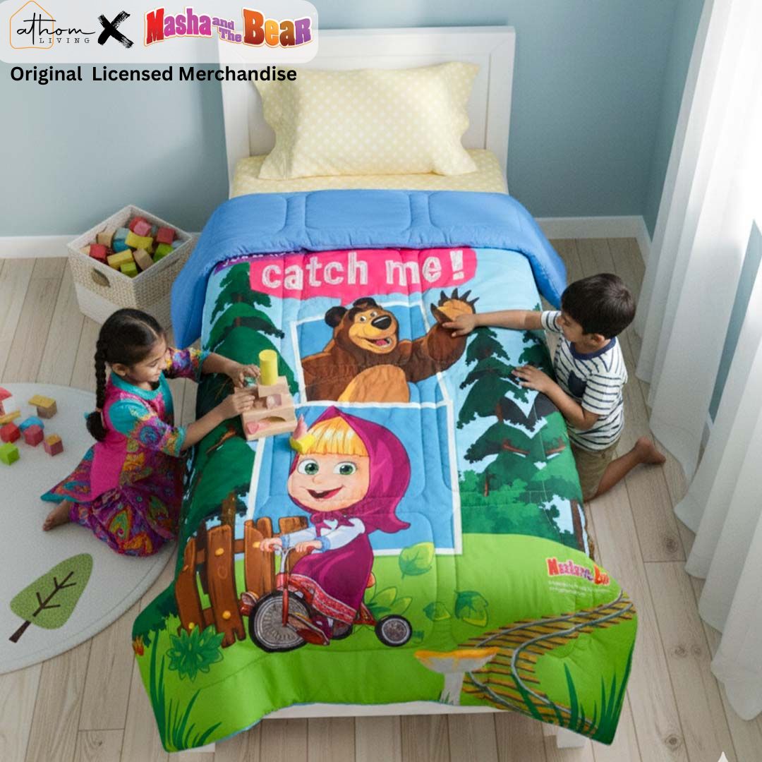 Cute Masha comforter kids
