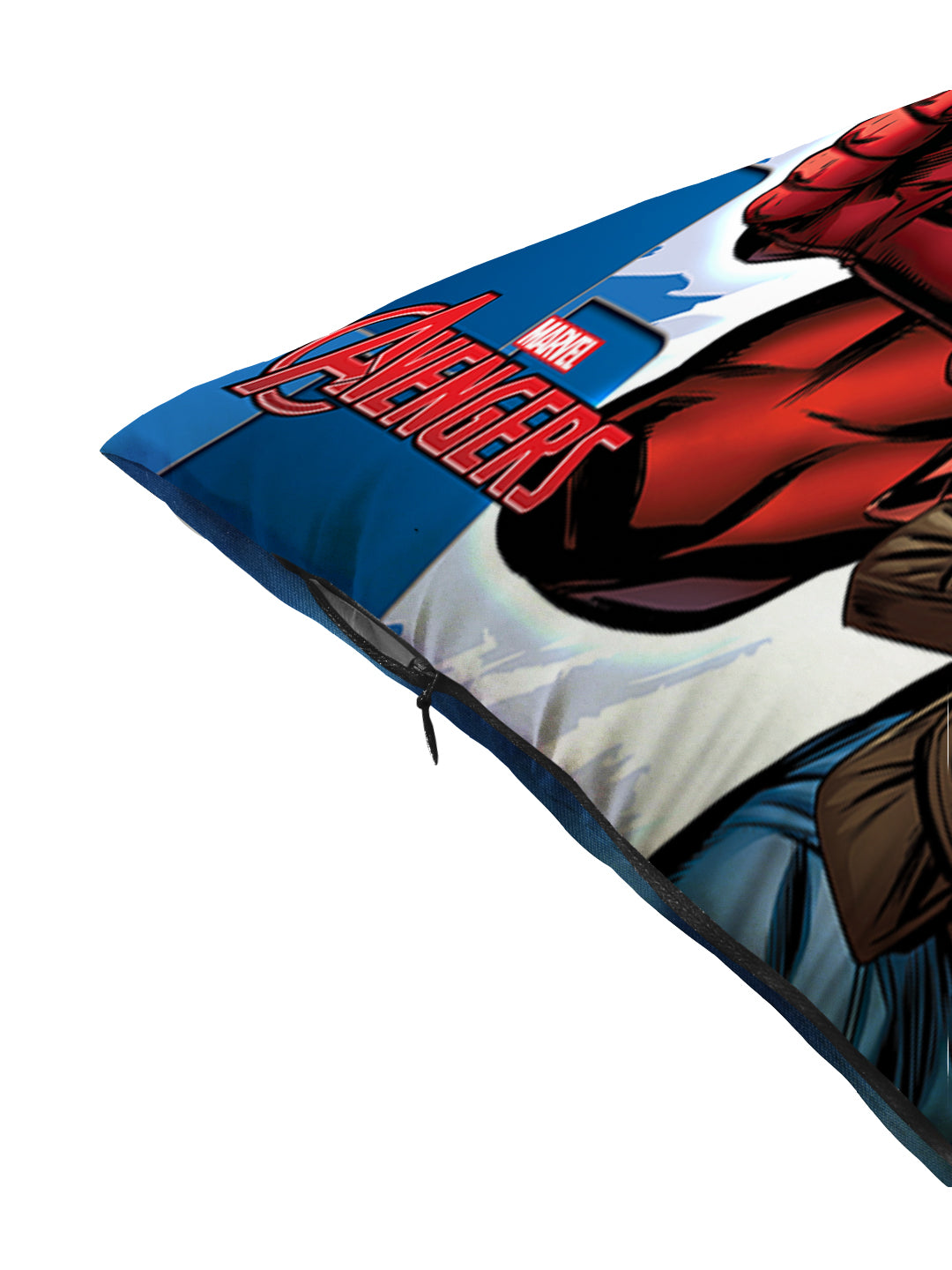 Marvel Avengers "Defend the World" Kids Filled Cushion with Cover crafted for children, combining comfort, vibrant colors, and superhero fun for bedrooms, playrooms, or nurseries.