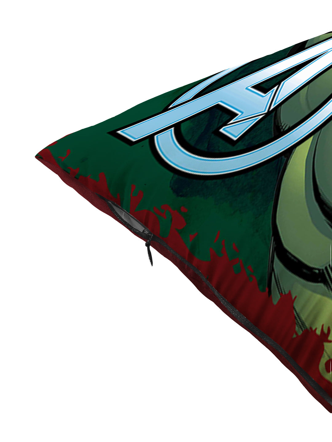 Marvel Avengers superhero design Kids Filled Cushion with Cover by Athom Living, featuring dynamic characters and bright prints that bring comfort, support, and exciting decor to any child’s bedroom or playroom.