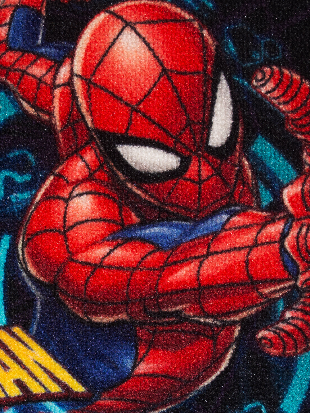 Marvel Spiderman multicolored kids doormat combo set from Athom Living, premium nylon mats with latex anti-slip backing, perfect home and kids room décor
