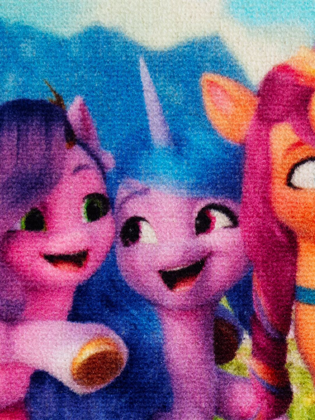 My Little Pony character printed multicolour kids doormats, premium nylon, non-slip latex backing, Athom Living set of 2 for homes.