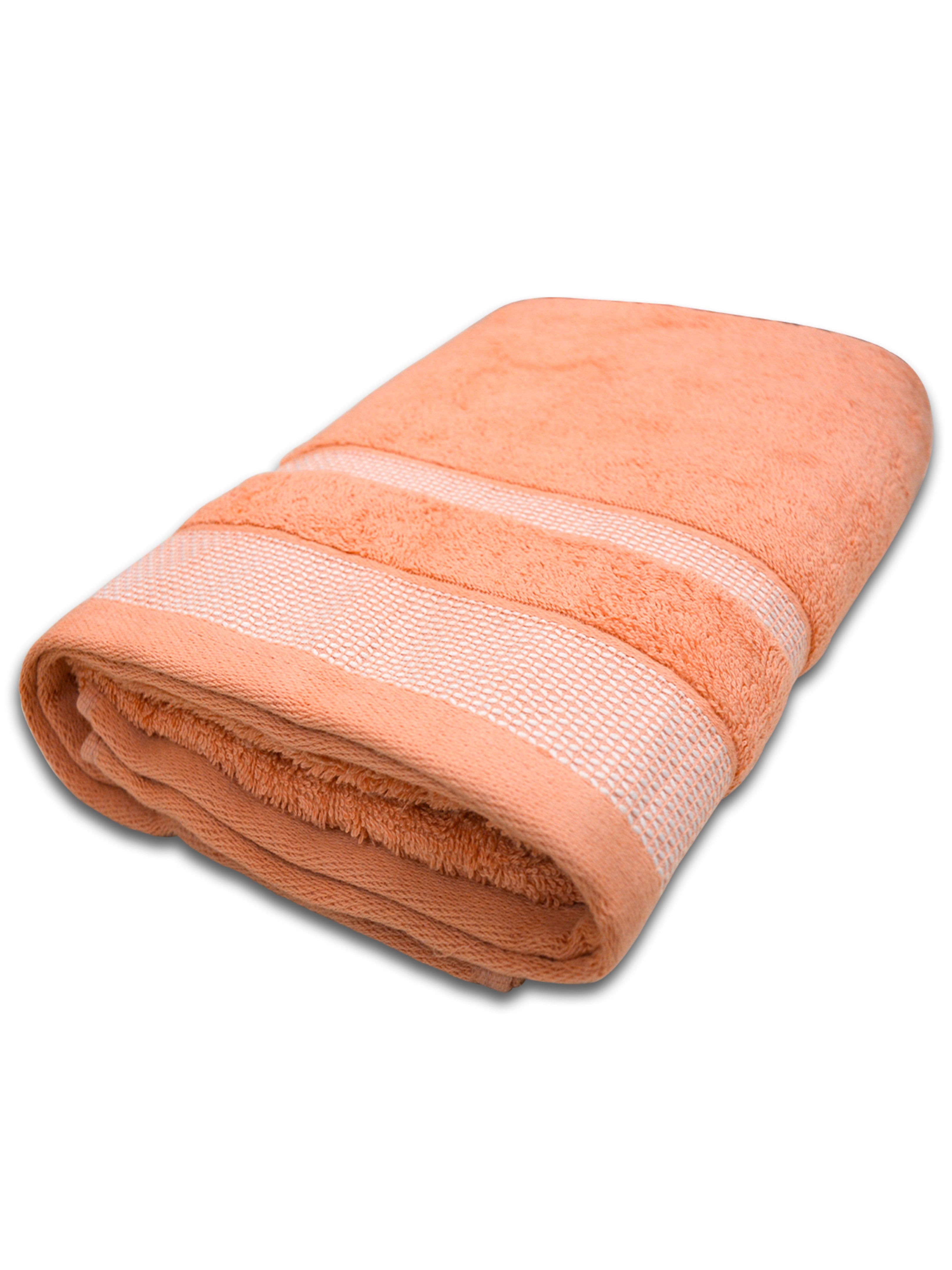 Pack of 4 Athom Living cotton bath towels, durable, lightweight, and skin-friendly, designed for daily comfort and modern home essentials.