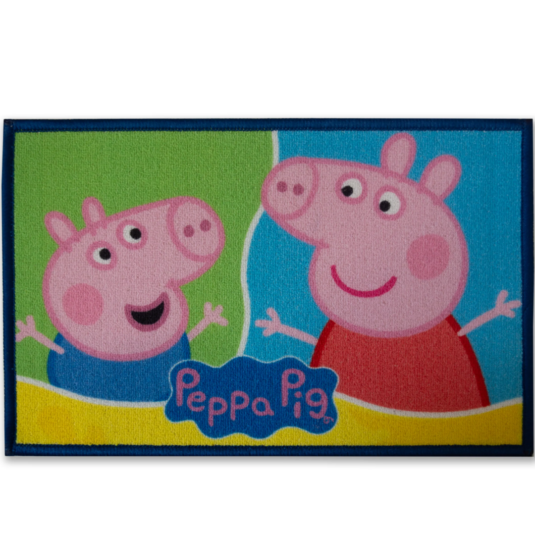 Peppa Pig Anti-Skid door mat by Athom Living – perfect for homes with kids. This 37x57 cm mat combines softness, safety, and playful design, turning every step into a moment of joy and comfort.