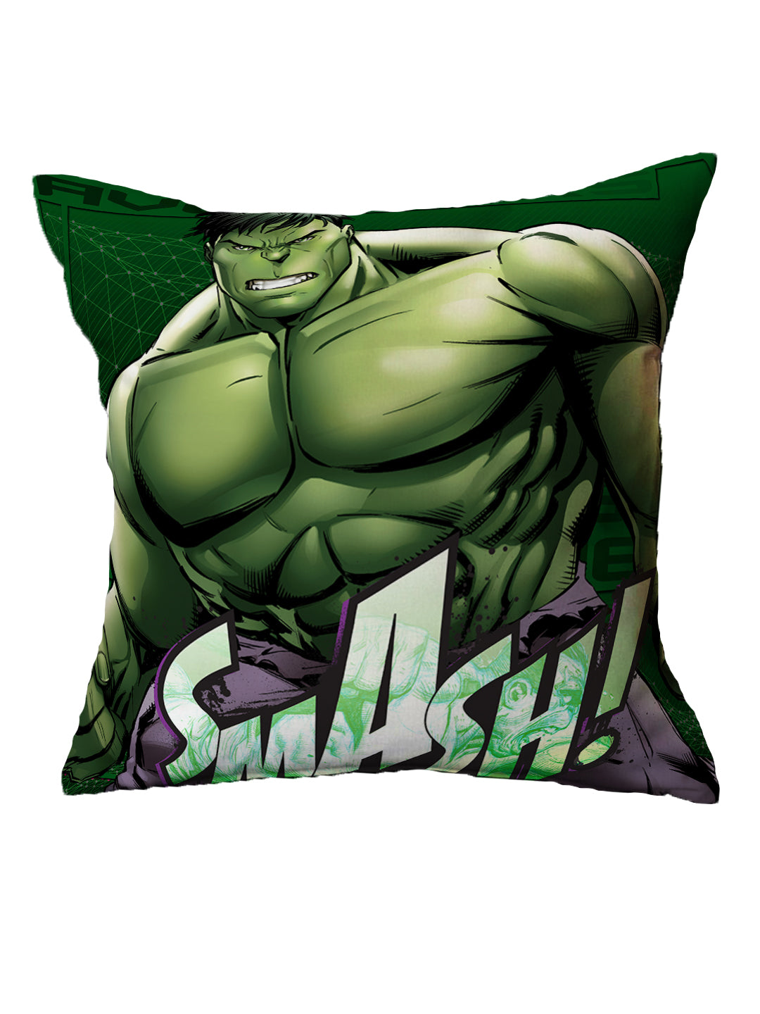 Premium Marvel character printed cushion with cover by Athom Living, 40x40 cm, soft, durable, perfect home furnishing for kids’ and teens’ décor.