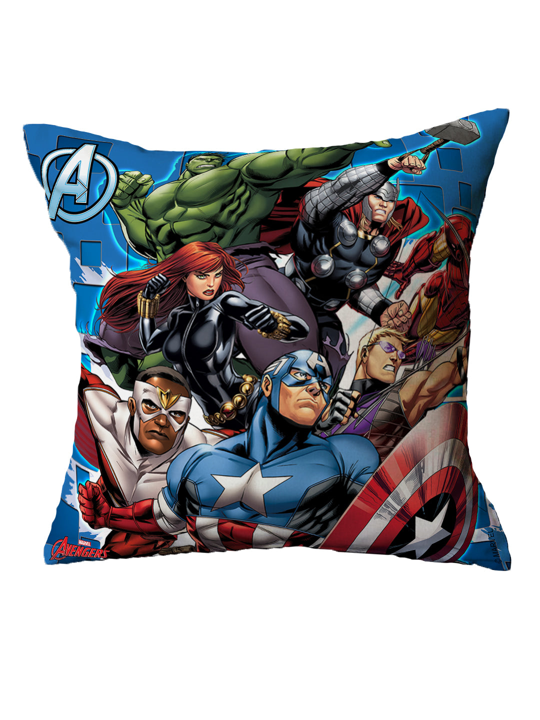 Premium Marvel kids cushion with cover – perfect for kids rooms, soft, stylish, and officially designed by Athom Living for superhero lovers.