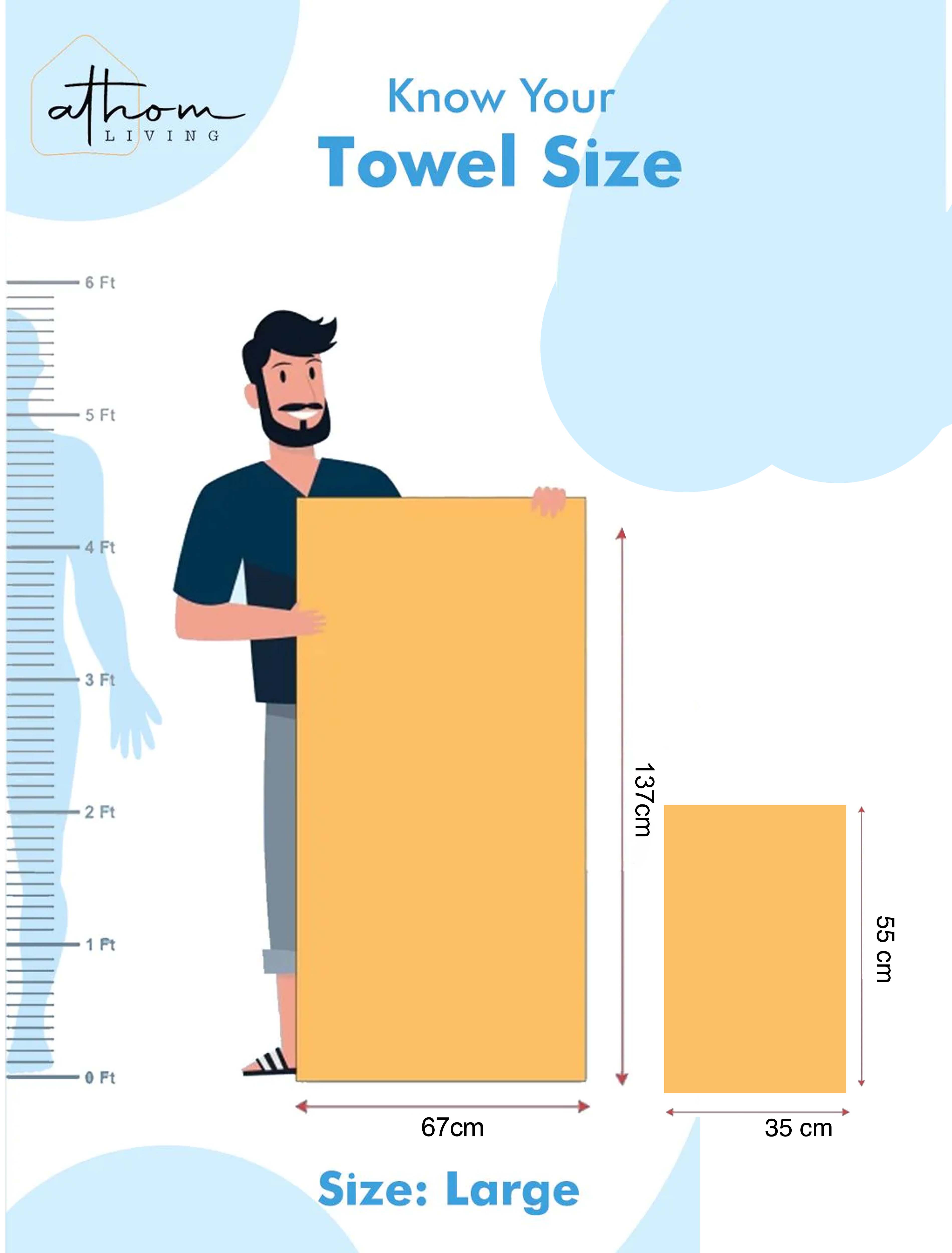 Premium green popcorn cotton bath towel combo set3