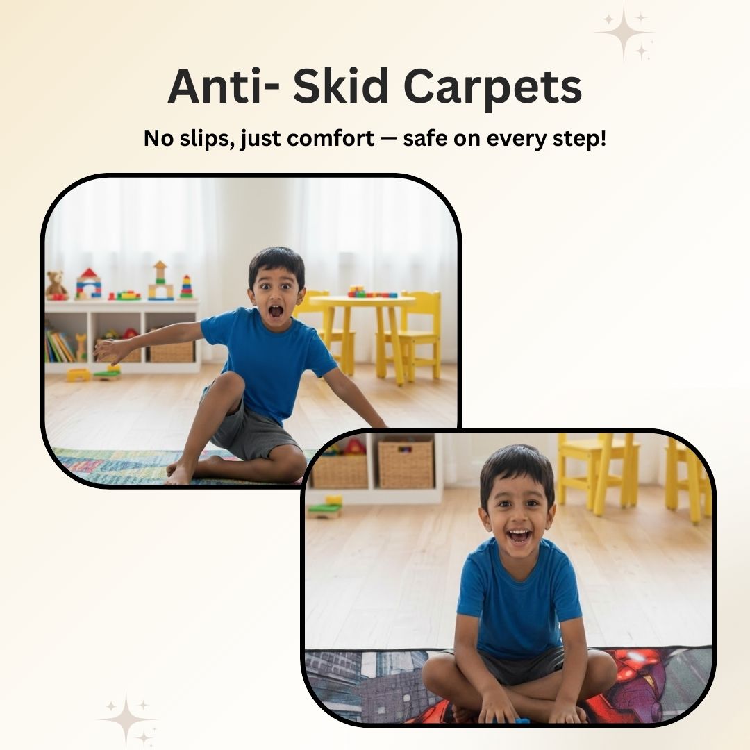 Non slip carpets