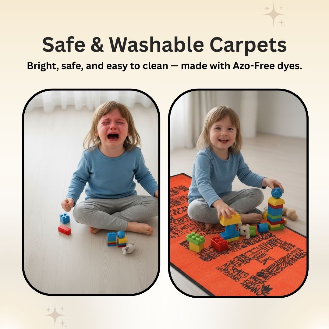 Washable runner carpet