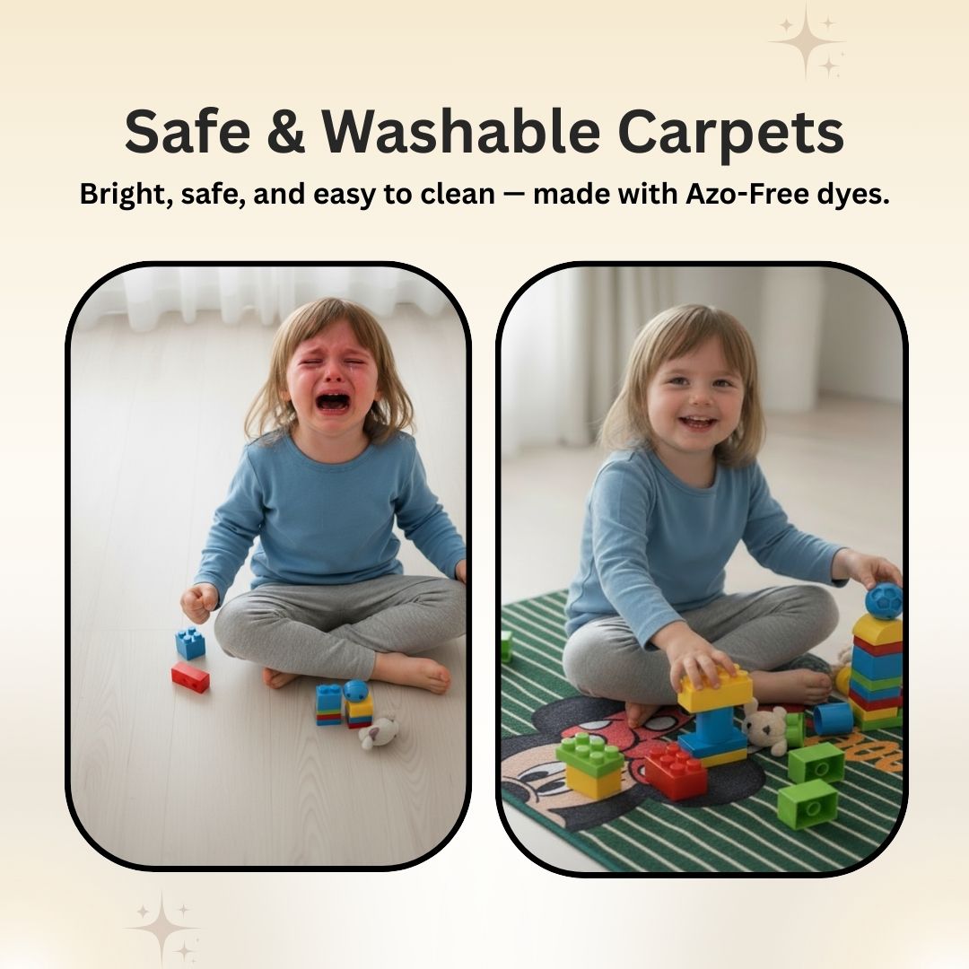 Washable carpets