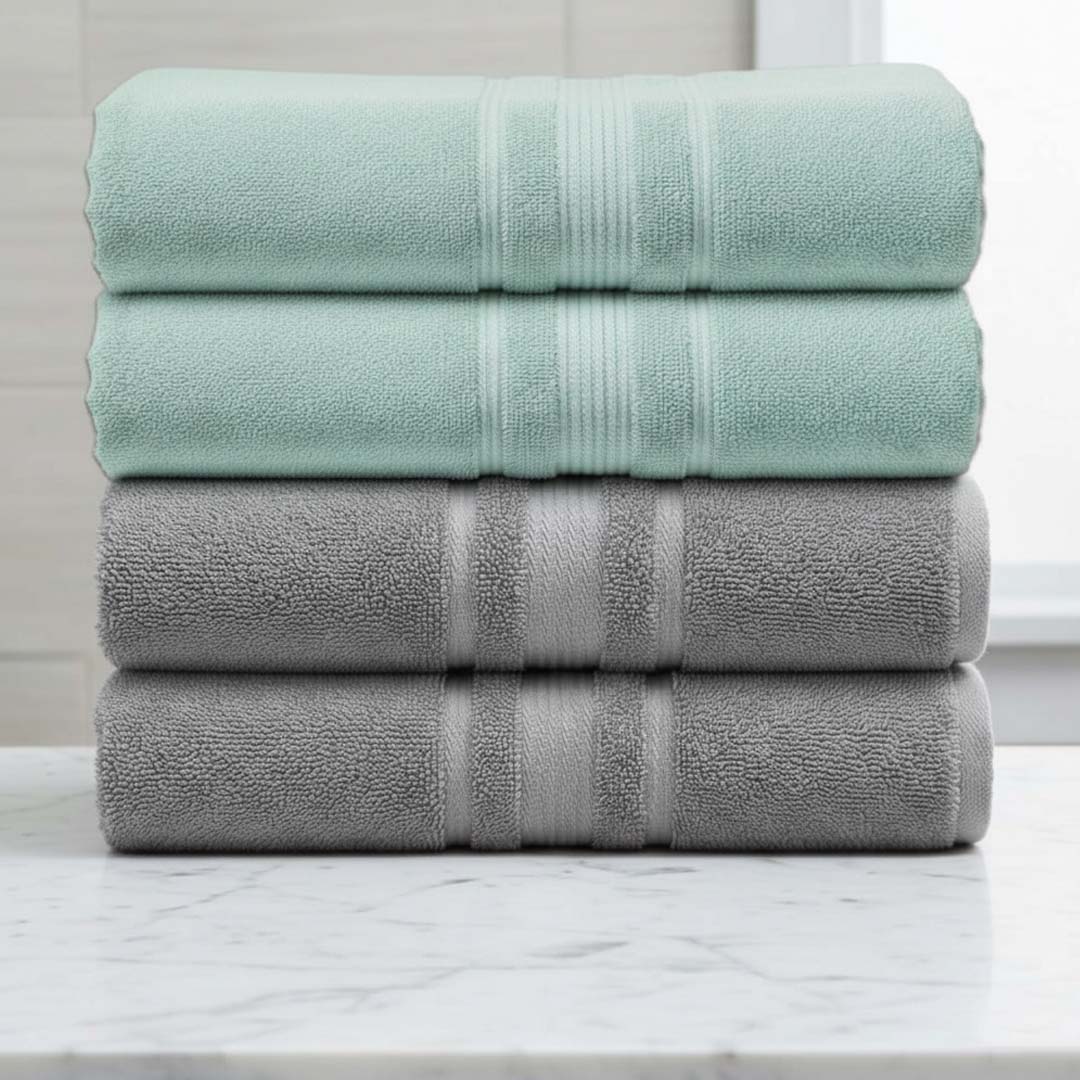 Premium textured towel collection