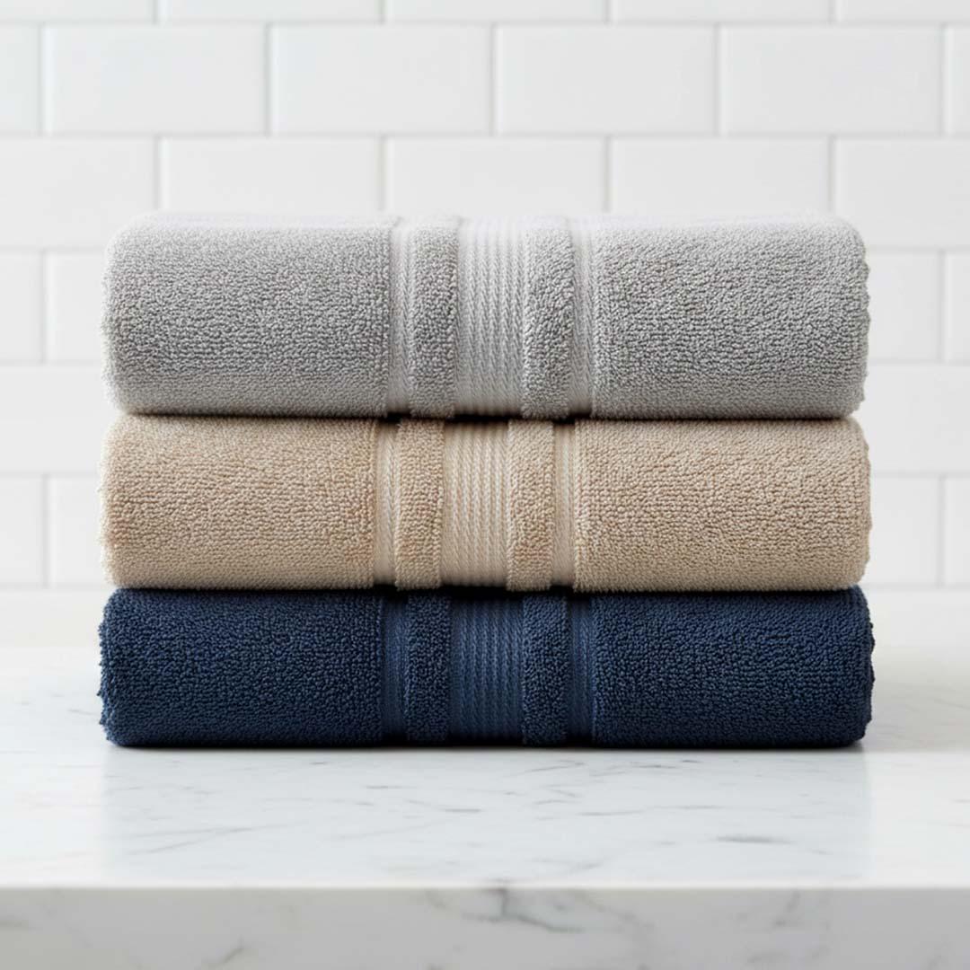 Premium textured towel set 