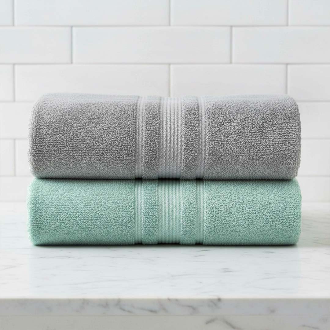 Premium textured towel set