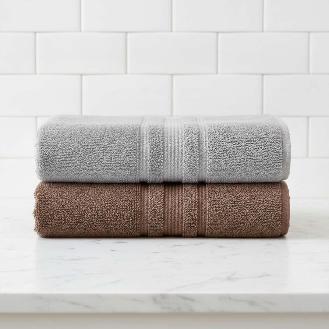 Premium textured towel set