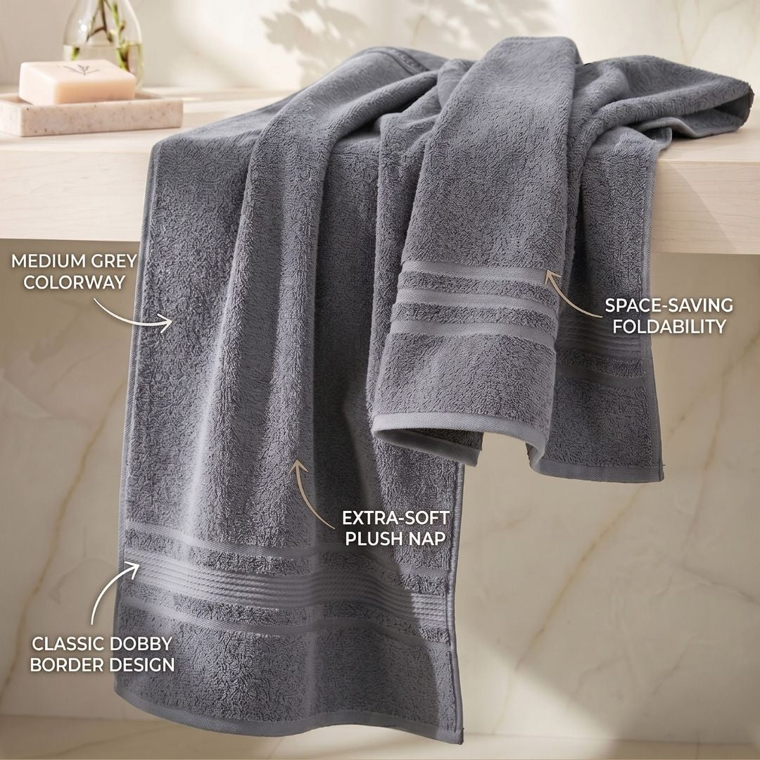 High absorbency towel set