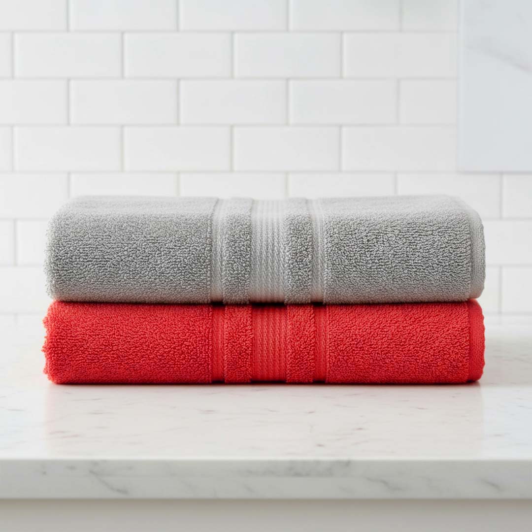 Premium textured towel set