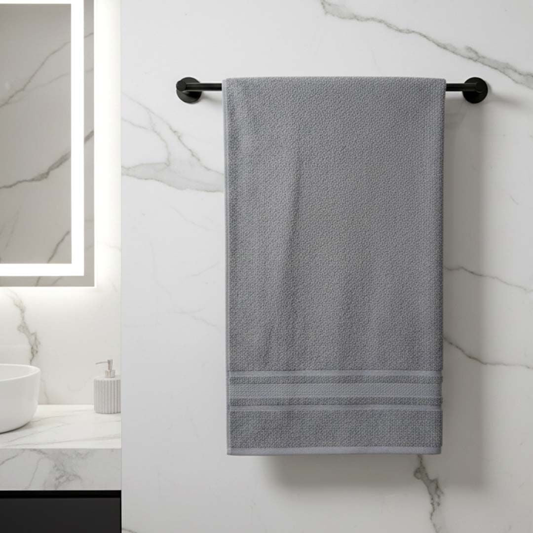 Premium textured cotton bath towel