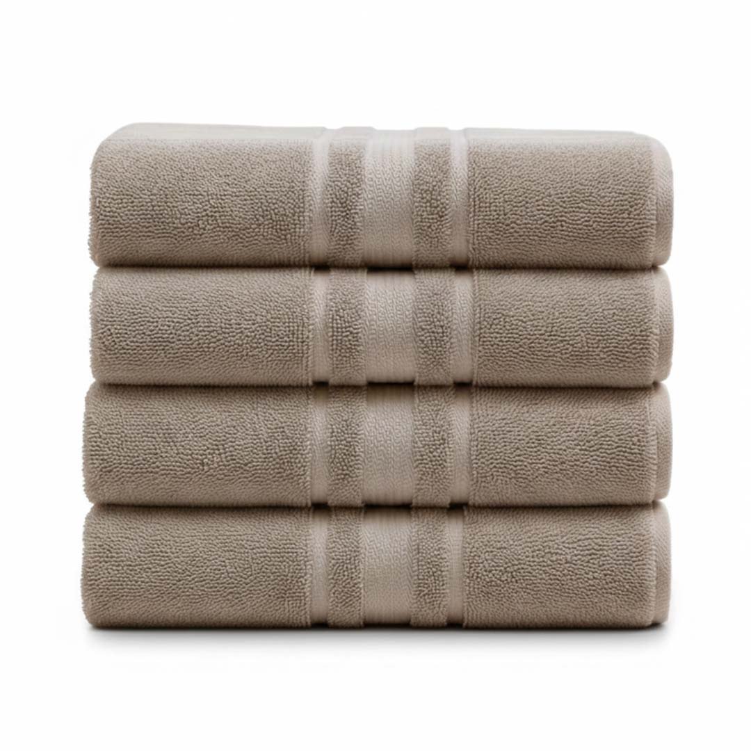 Four soft cotton towels