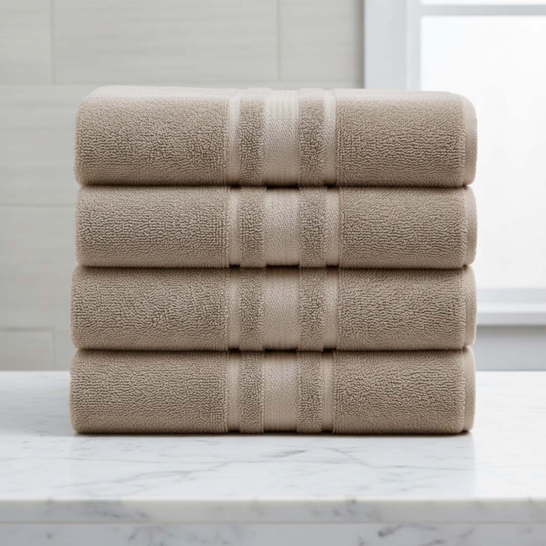 Premium textured towel collection