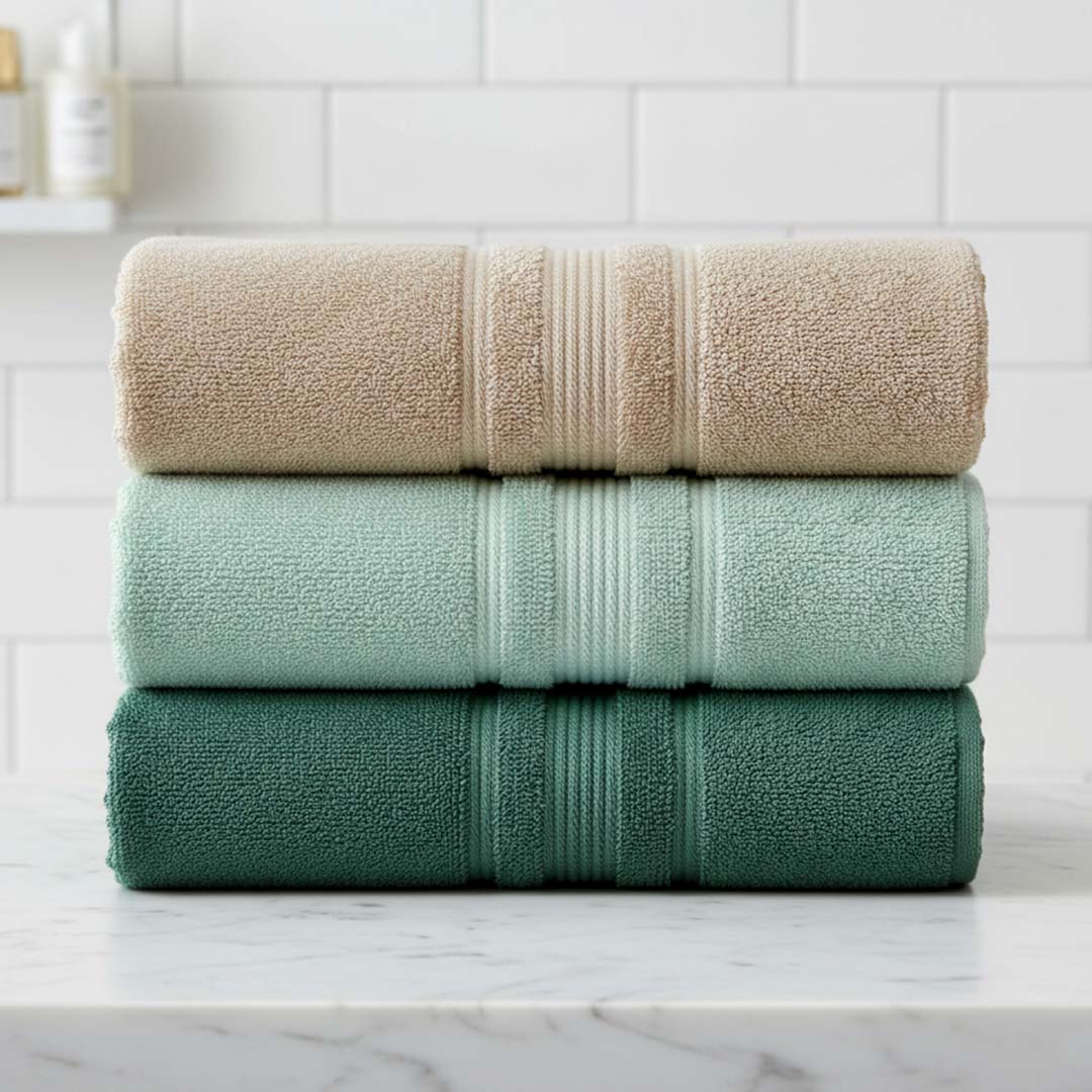 Premium textured towel set 