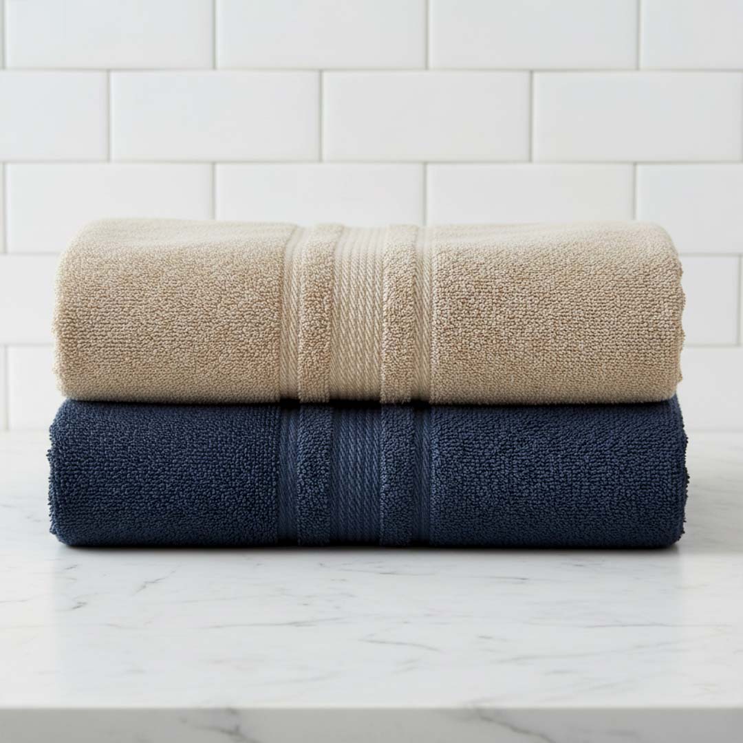 Premium textured towel set 
