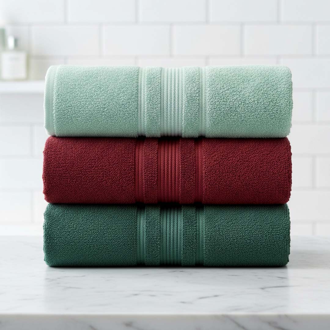 Premium textured towel set 