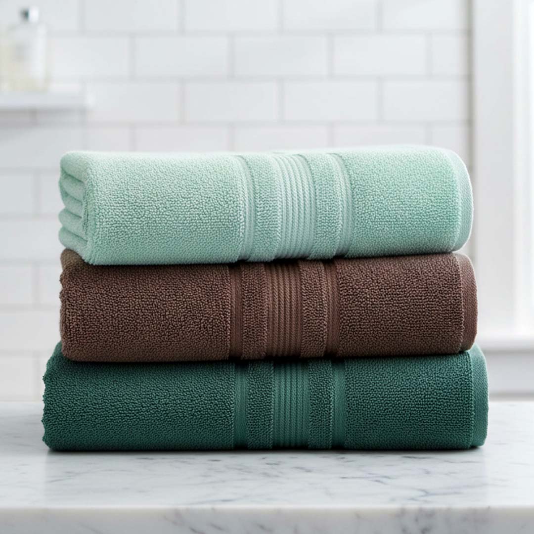 Premium textured towel set 