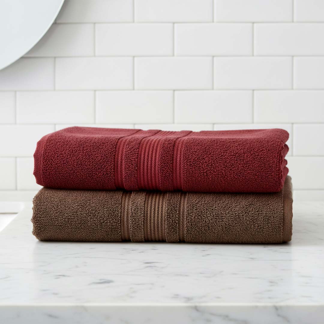 Premium textured towel set 
