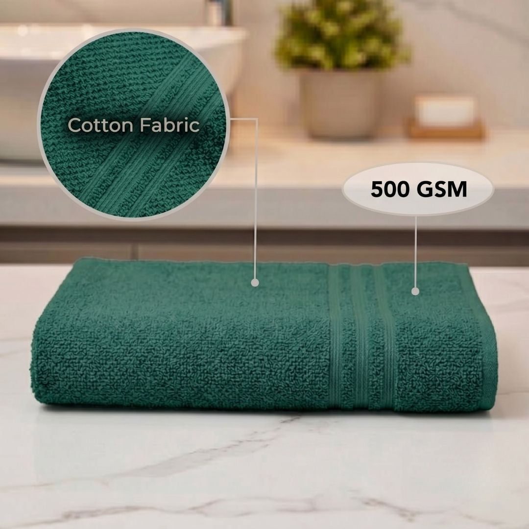 Textured cotton towel duo 