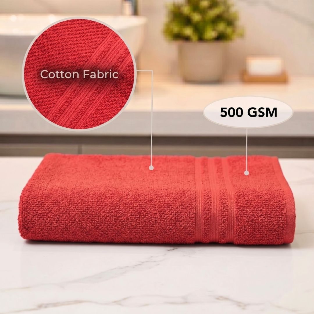 Luxury textured bath towel