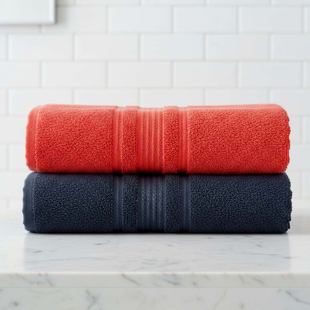 Premium textured towel set 