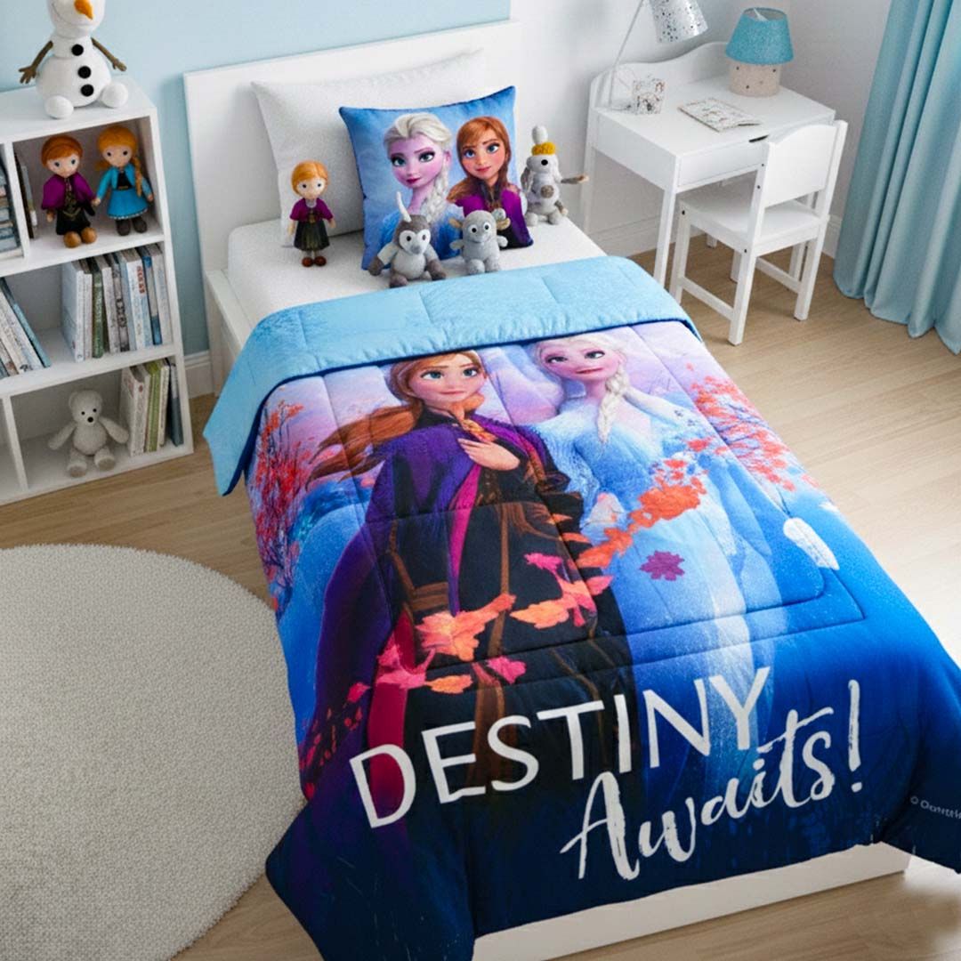 Single Bed Disney Frozen Kids Comforter with Print