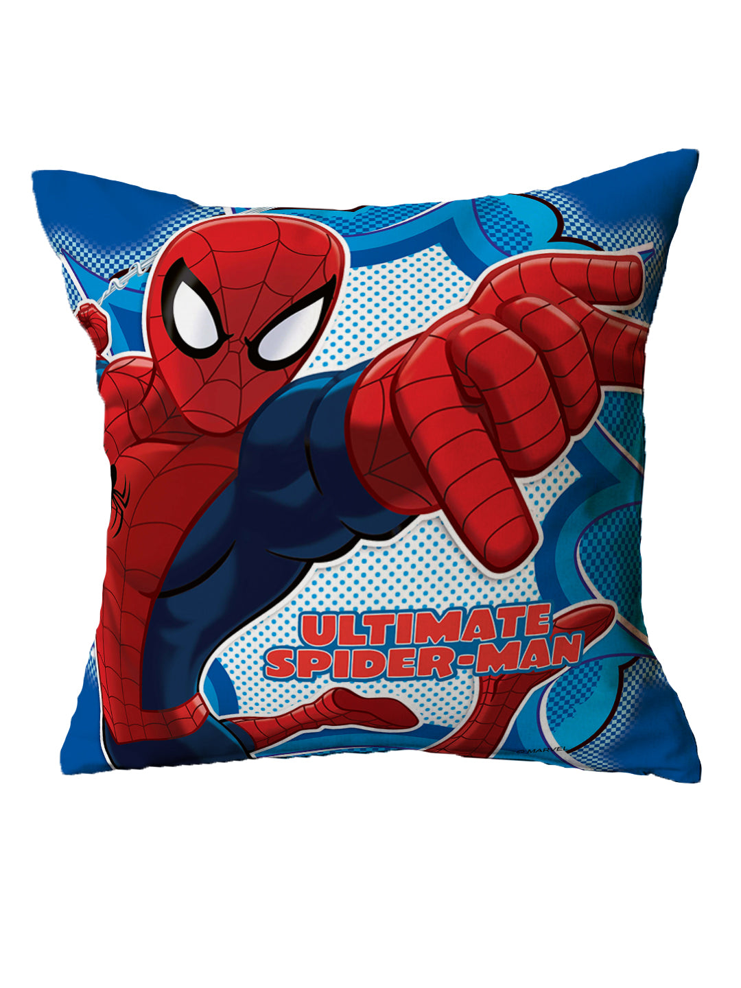 Soft and colorful Marvel Spider-Man Kids Filled Cushion with Cover from Athom Living, designed for durability, cozy support, and adding a fun superhero theme to your child’s room or play space.