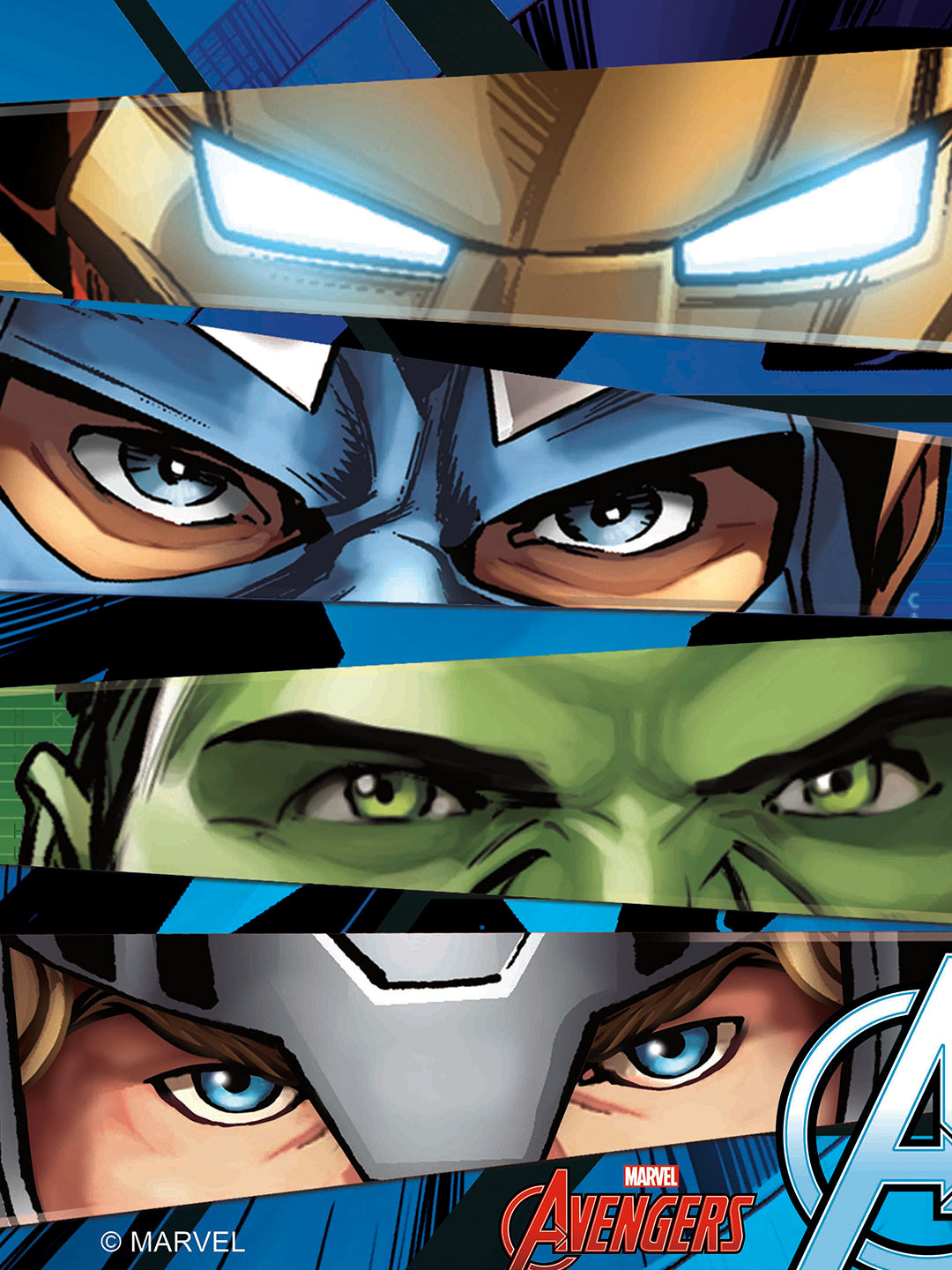 Soft and cozy Marvel Avengers Kids Filled Cushion with Cover in "One Team One Mission" design, perfect for kids to snuggle, play, or add a fun superhero touch to their bedroom.