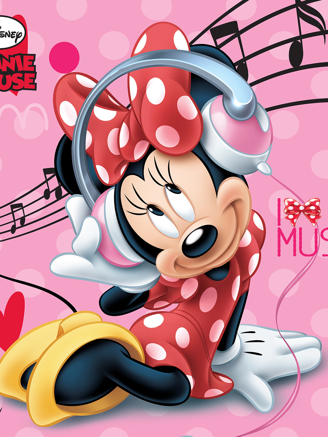 Soft and durable Kids Filled Cushion with Cover featuring Disney Minnie Mouse, designed by Athom Living for kids’ rooms, adding fun, comfort, and vibrant decor to your child’s space.