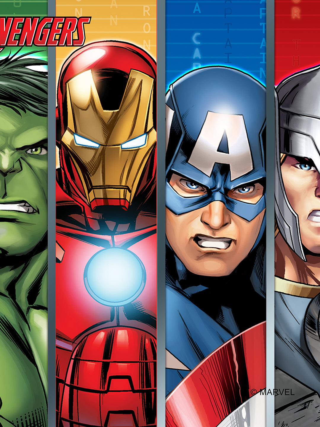 Soft and durable Kids Filled Cushion with Cover featuring Marvel Avengers "Unite the Heroes" design by Athom Living, making it perfect for kids’ bedrooms, playrooms, or superhero-themed decor.