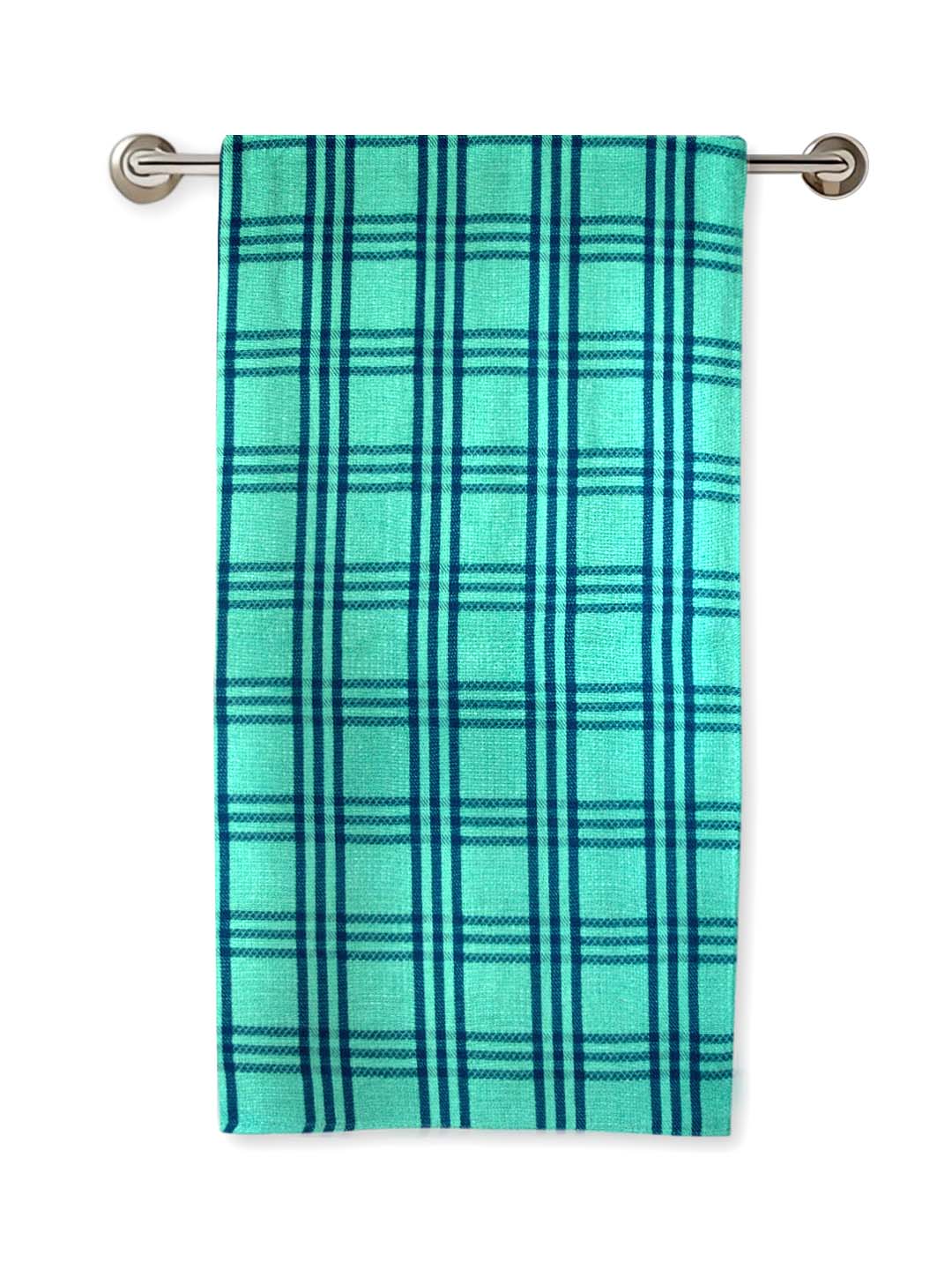 Soft cotton bath towel in green