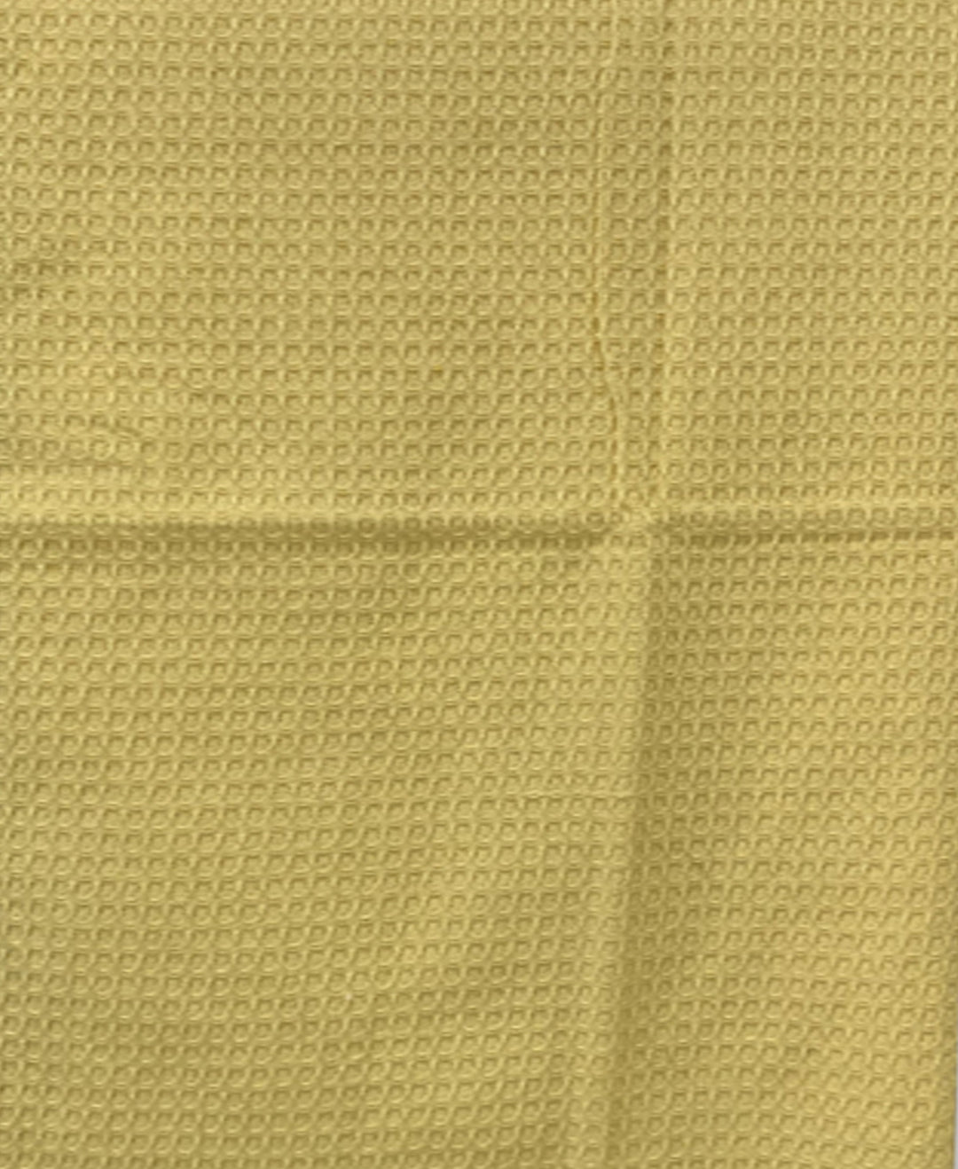 Soft cotton bath towel set in yellow and white