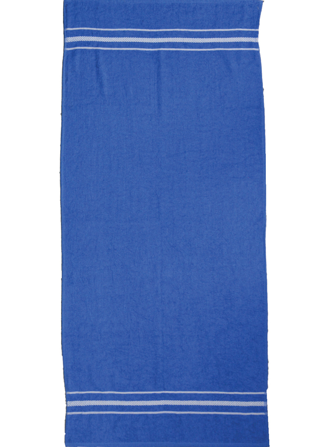 Soft cotton blue arrow design textured bath towel!