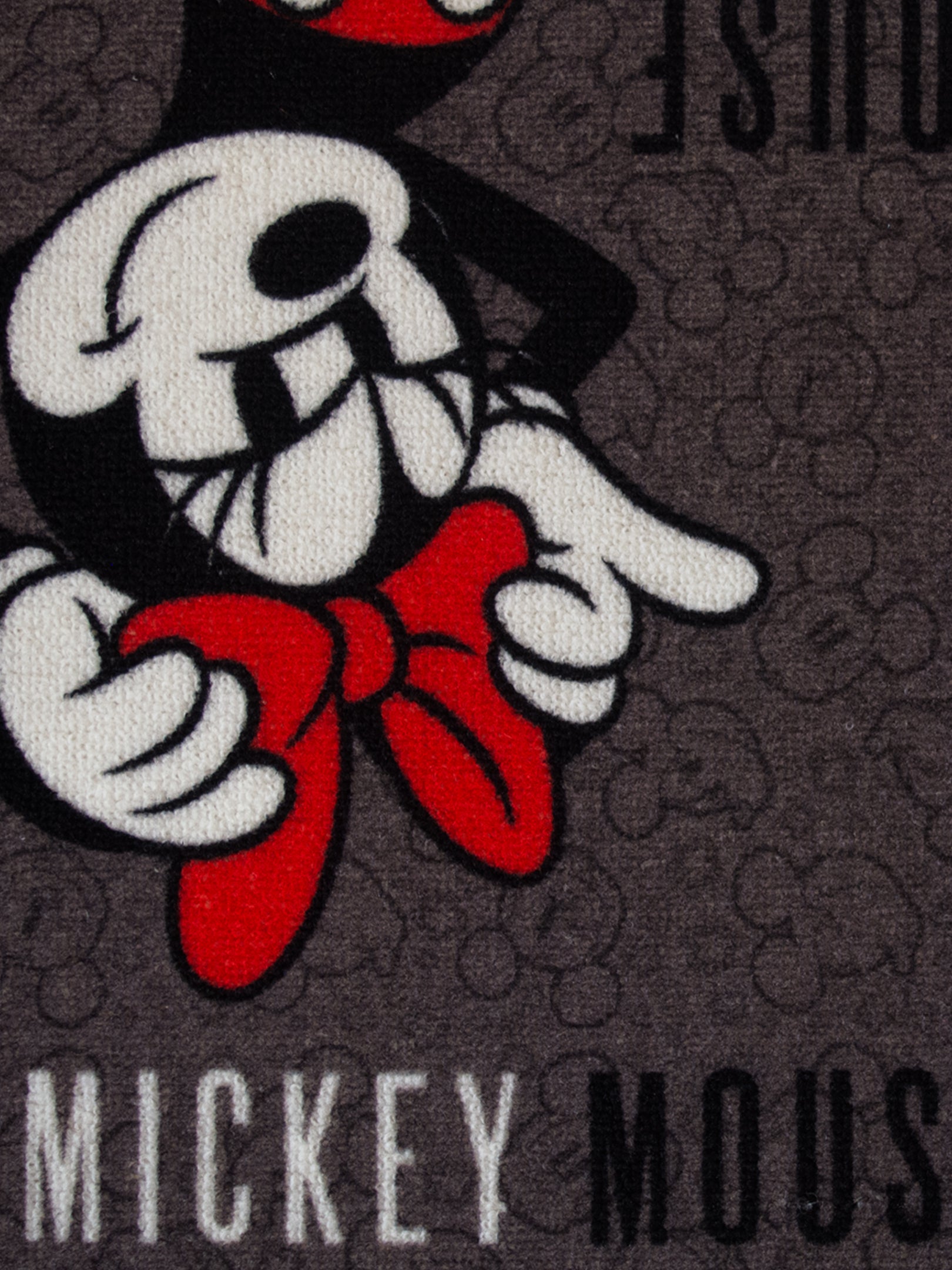 Soft nylon Disney kids doormats by Athom Living featuring Mickey & Minnie Mouse, latex anti-skid backing, durable finish, pack of 2, multicolor set.