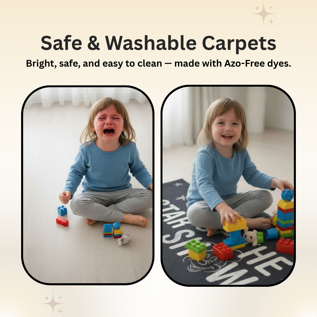 Stylish Mickey themed runner carpet by Athom Living, crafted with colourful character prints, anti-skid base and premium stitching, offering a cozy and durable runner carpet for kids’ rooms and home interiors.