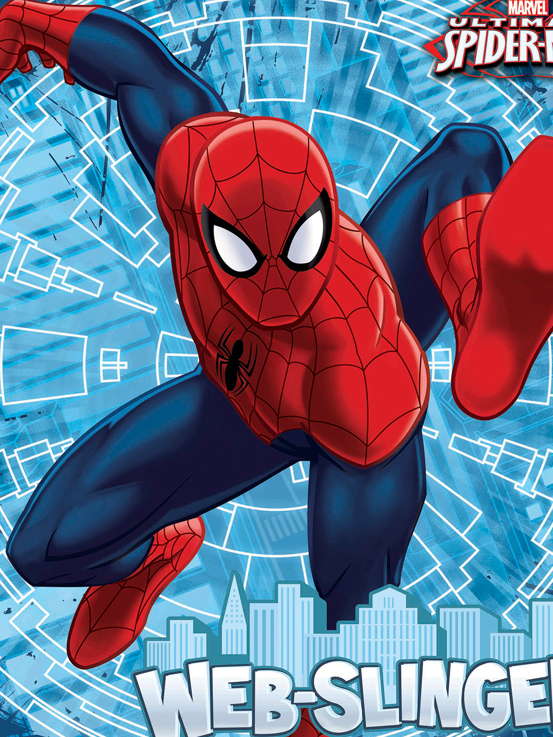 Superhero-inspired Marvel SpiderMan The Web Slinger Kids Filled Cushion with Cover by Athom Living, crafted with soft materials and eye-catching print, ideal for kids décor, lounging, and playful interiors.